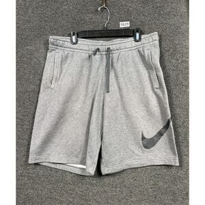 Nike Men's Club Fleece Explosive Shorts 843520-071 Charcoal Grey/Black Size XL